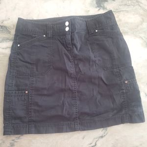 White house black market utility mini skirt